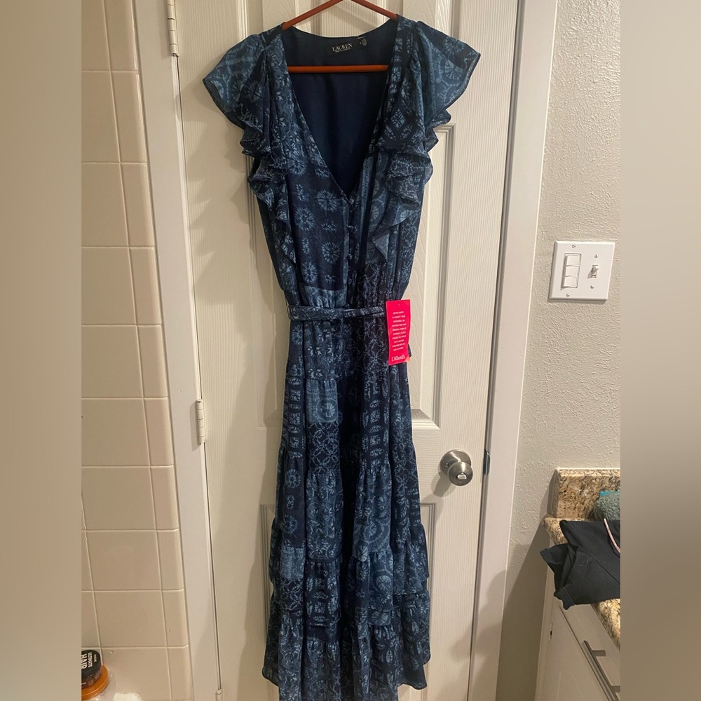 Womens Ralph Lauren Long Dress 10